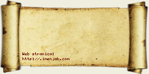 Tijana Unjić vizit kartica